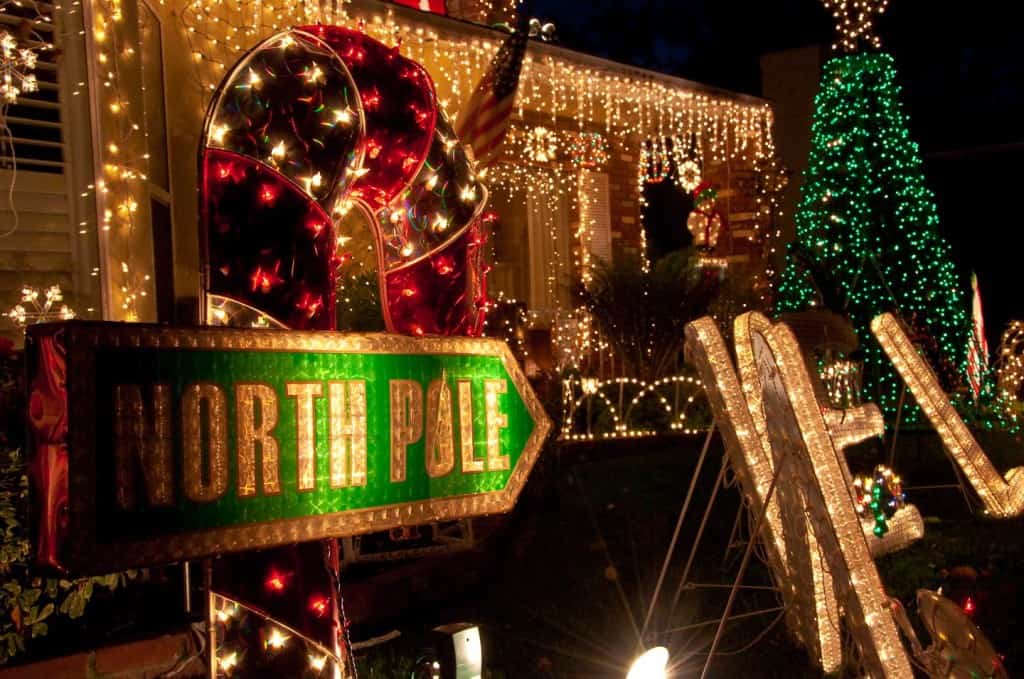 Christmas lights up Culver City- Photo by Robert Rissman