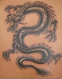 Ever-so-popular dragon tattoo