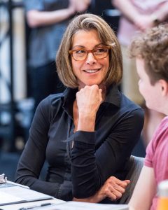 Cast member Wendie Malick in rehearsal for the world premiere of “Big Night” at Center Theatre Group’s Kirk Douglas Theatre. Written by Paul Rudnick and directed by Walter Bobbie, “Big Night” runs September 10 through October 8, 2017. For tickets and information, please visit CenterTheatreGroup.org or call (213) 628-2772. Media Contact: CTGMedia@CTGLA.org / (213) 972-7376. Photo by Craig Schwartz.